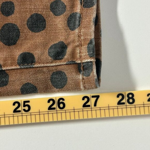 Madewell 10" High-Rise Skinny Leopard Jeans - Size 28 - Picture 3 of 10
